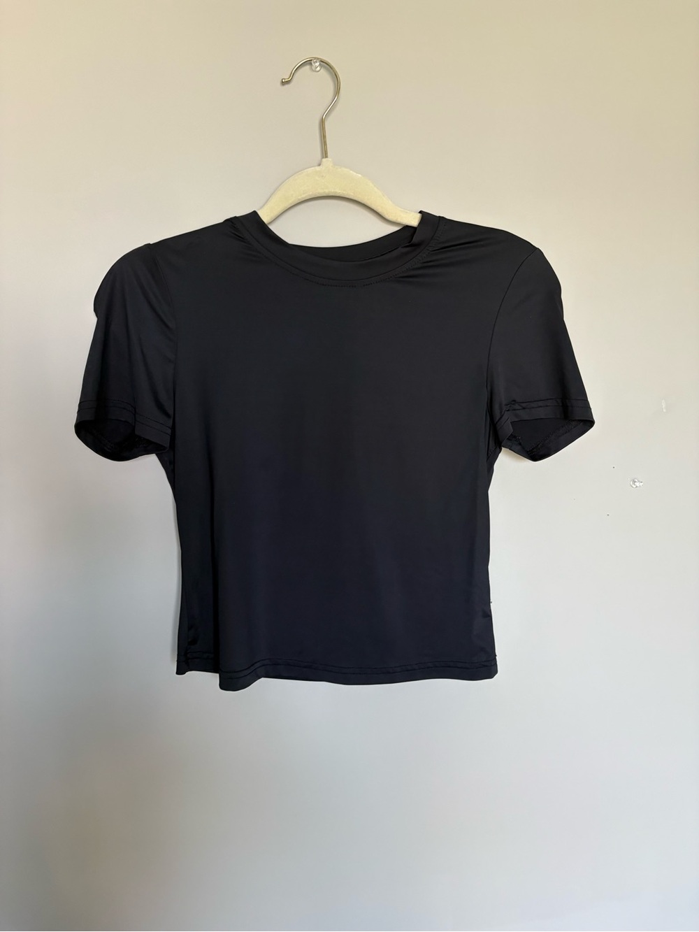 Target Black Short-Sleeve Workout Top